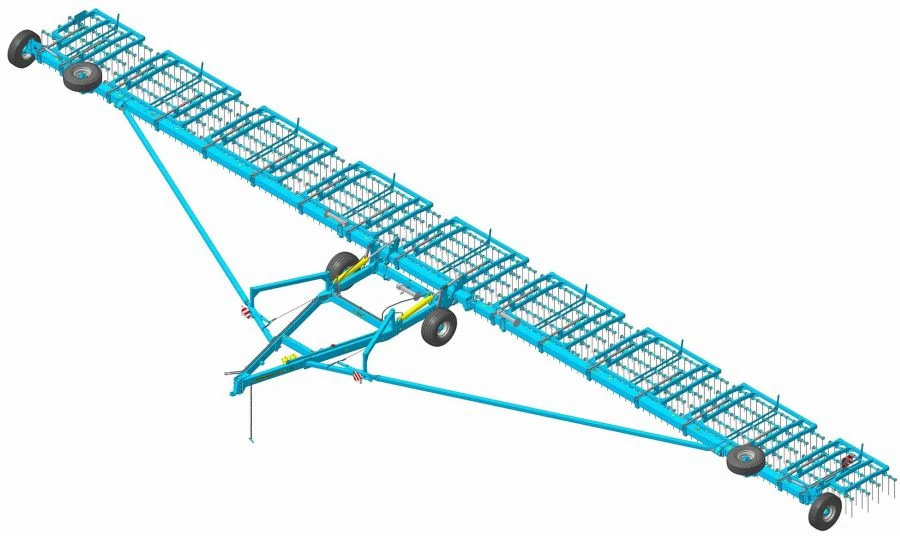 Wide-Working Spring Harrow BPSH-21M