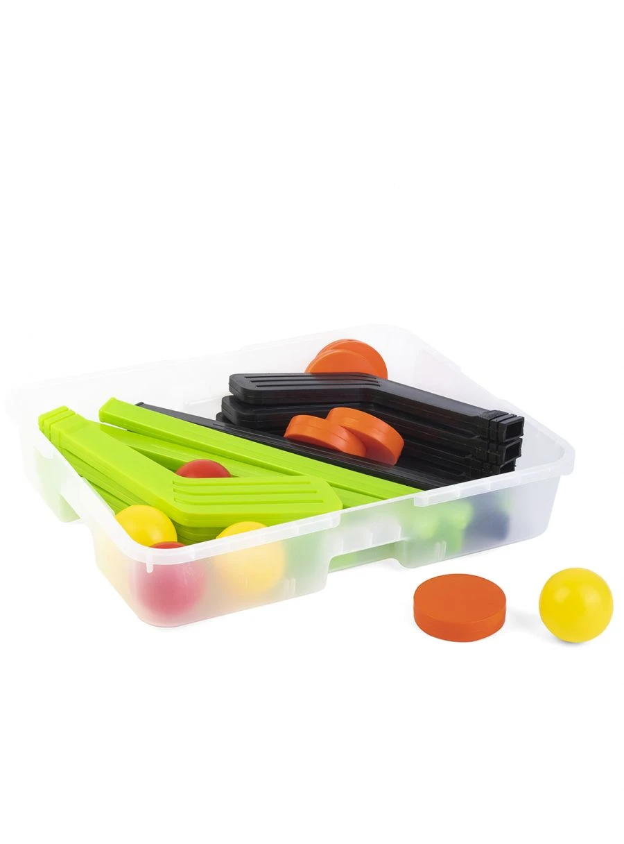 Activity Set: Stick, Puck, Ball - 18 Pieces
