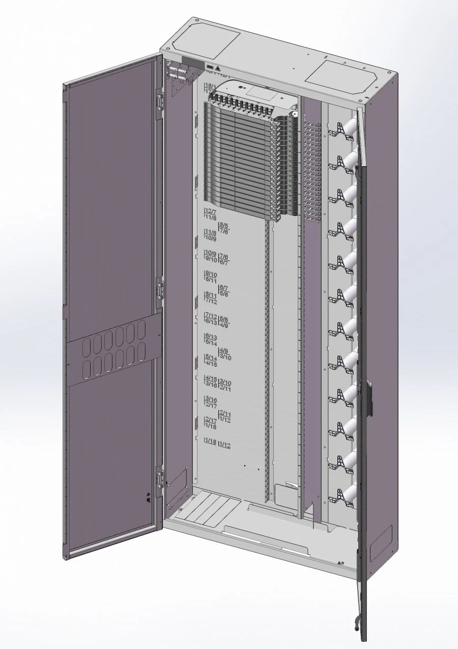 High-Capacity Optical Cable Distribution Cabinet VOKS-FPM