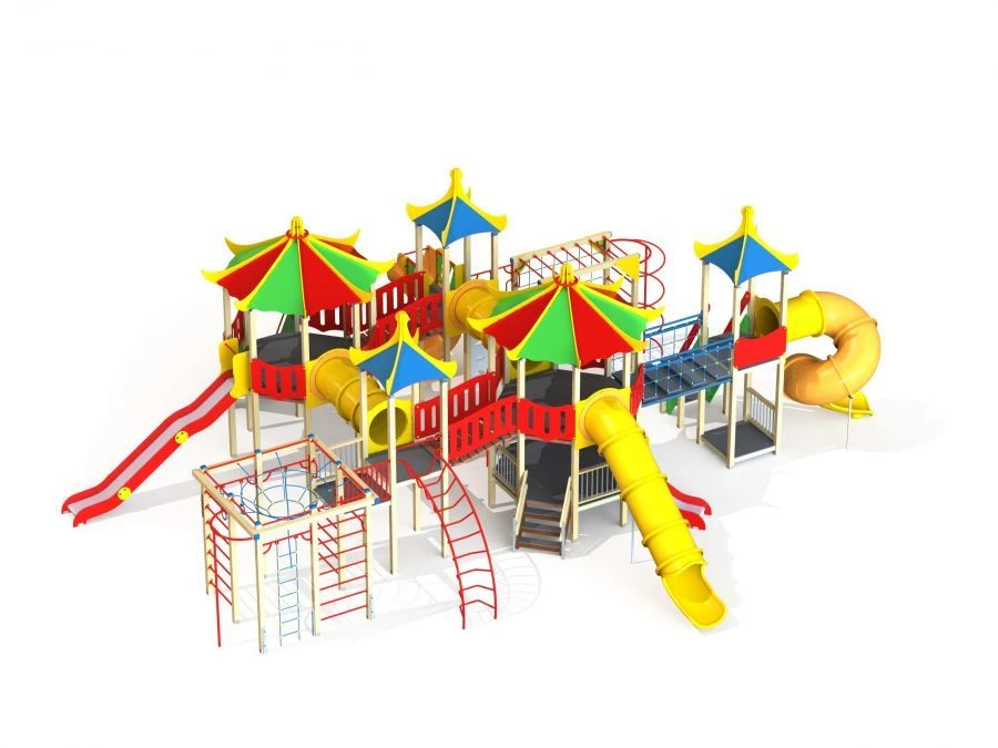 Kids Play Complex DIC 5.06 with Slides and Climbing Features