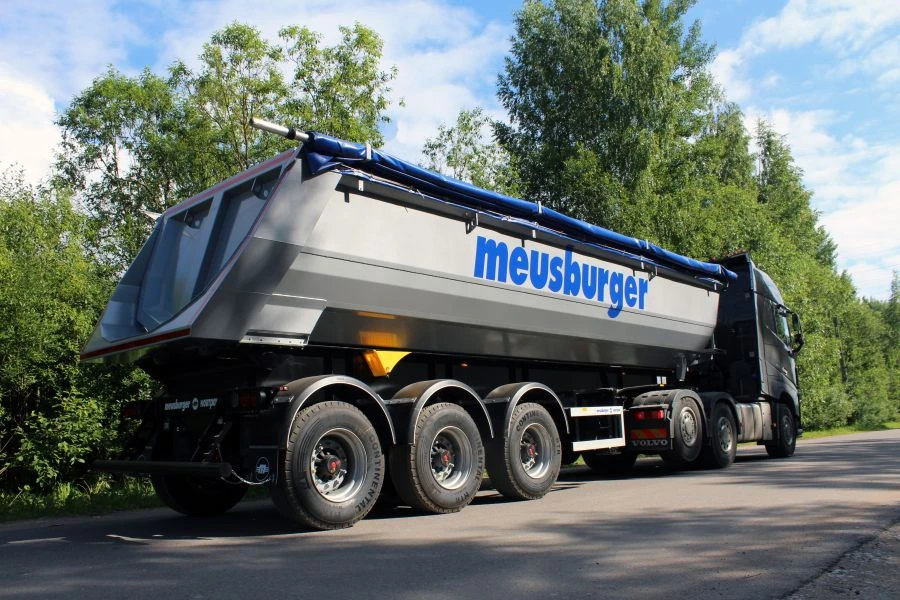 مقطورة تخلص ثلاثية المحاور SK-345