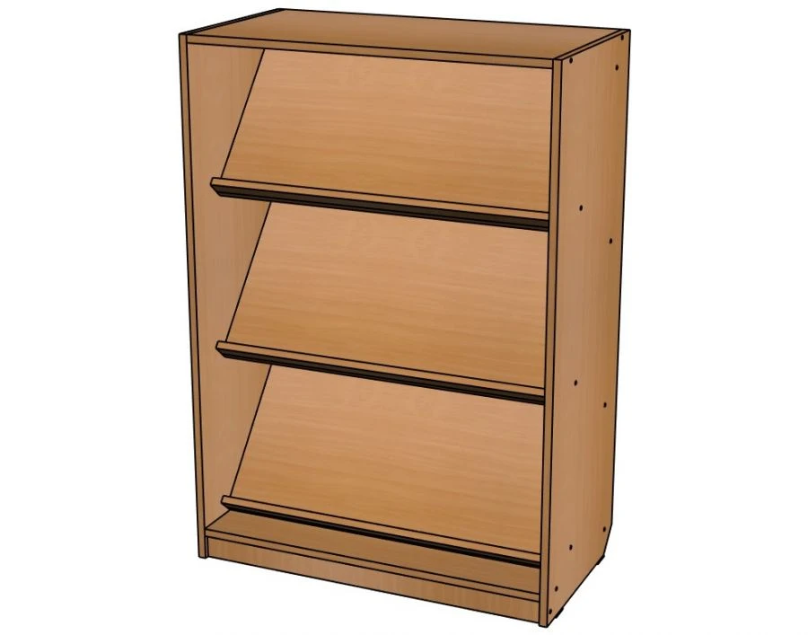 وحدة رفوف الشكل A-ست-2 للنشاطات في دور الحضانة - س.ج 47