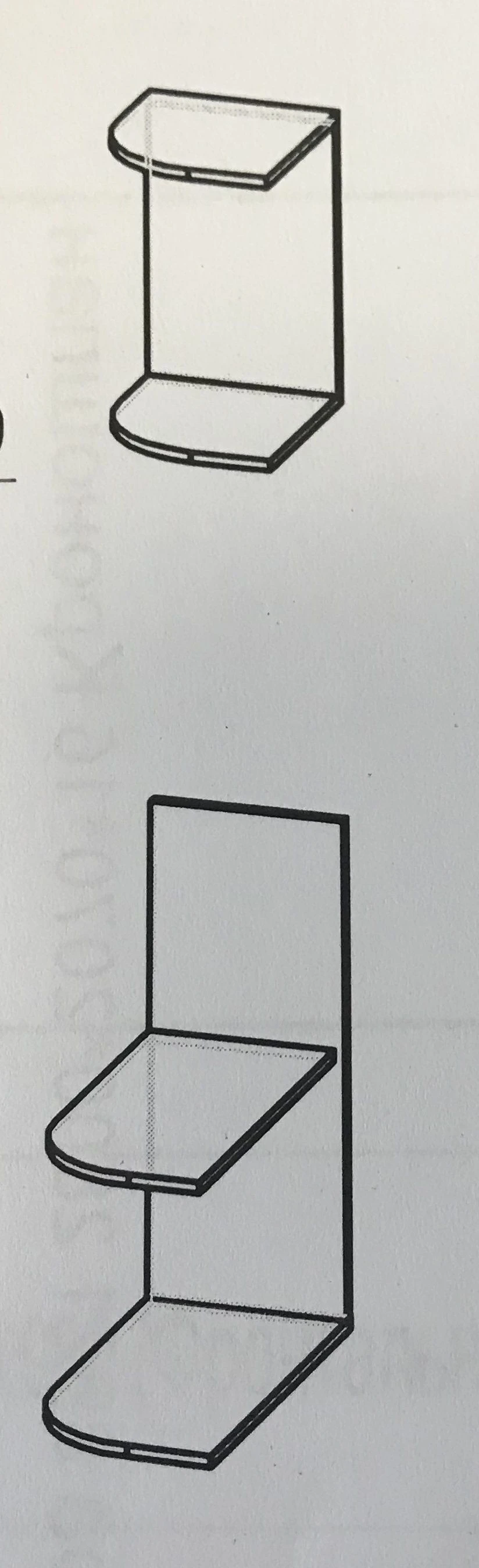 Corner Kitchen Shelves - Laminated Particle Board