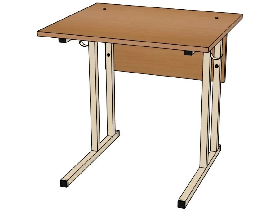 School Desk for One Student without Height Adjustment, Straight Angles (Grade 6) / SU17