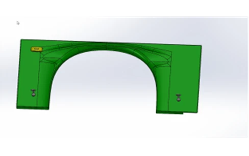 Complete Right Rear Arch Panel for Vehicles - 5299-372-5400526-05