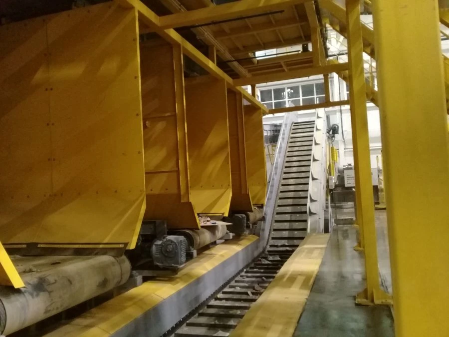 Belt-Chain Conveyor for Waste Transport, Type KLT