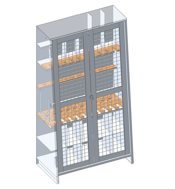 Metal Weapon Storage Pyramid (PDO3)