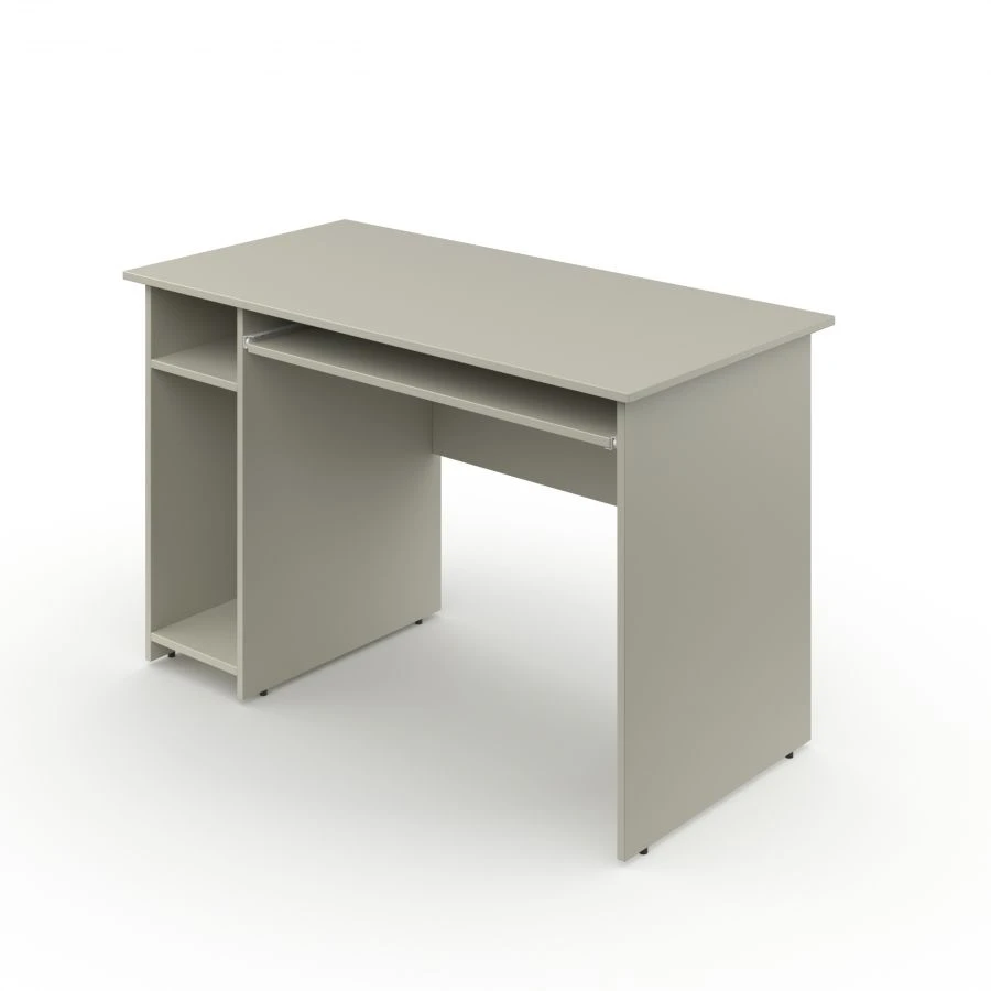 Computer Desk with Pull-Out Keyboard Shelf