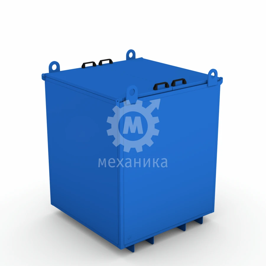 Metal Waste Collection and Storage Container 1744