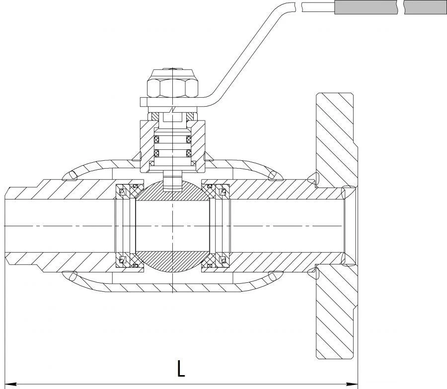 Combined Ball Valve KSHC DN 15-400 PN 1.6-4.0 MPa