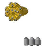 KNSH-105 BSH Sp Crown Drill Bit for Rotary-Impact Drilling