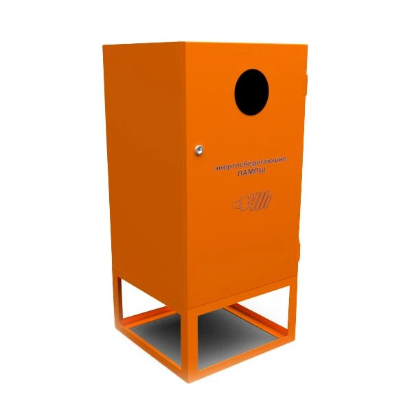 Waste Collection Container for Energy-Saving Lamps and Batteries