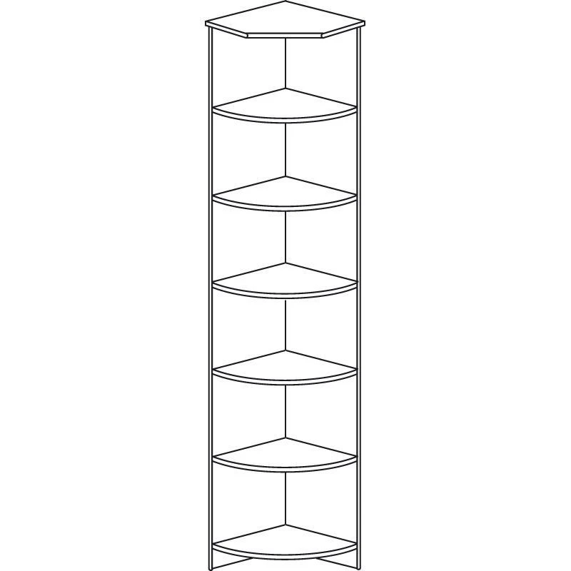 رف مكتبي زاوي النموذج ST 01