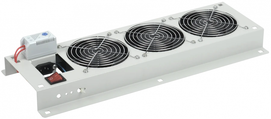 لوحة مروحة السقف ITK مع مفتاح وترموستات، 3 وحدات، رمادي، FM35-32M