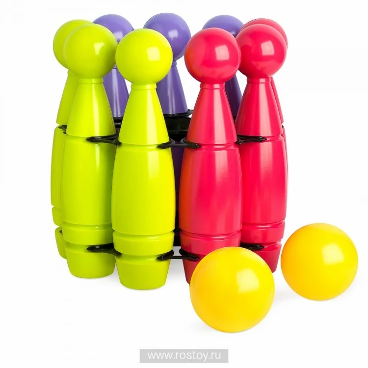 Family Fun Bowling Set with Holder