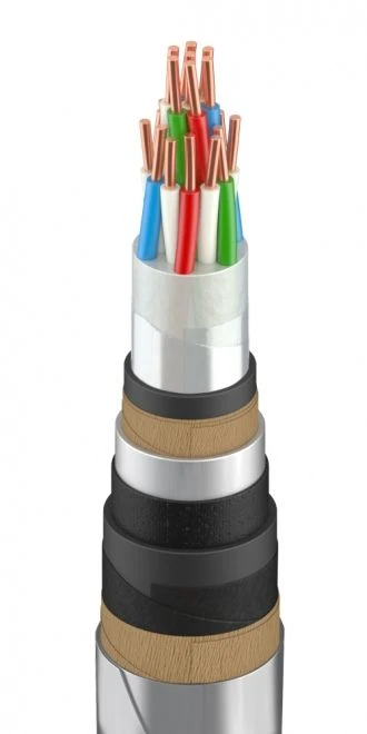 Signal and Locking Cable with Polyethylene Insulation and Metal Sheath