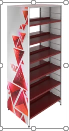 Metal Shelf for Storage of Books and Documents