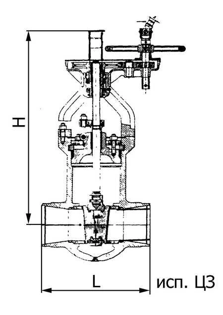 Gate Valve for Steam Turbine Systems 1012-225-ЭН