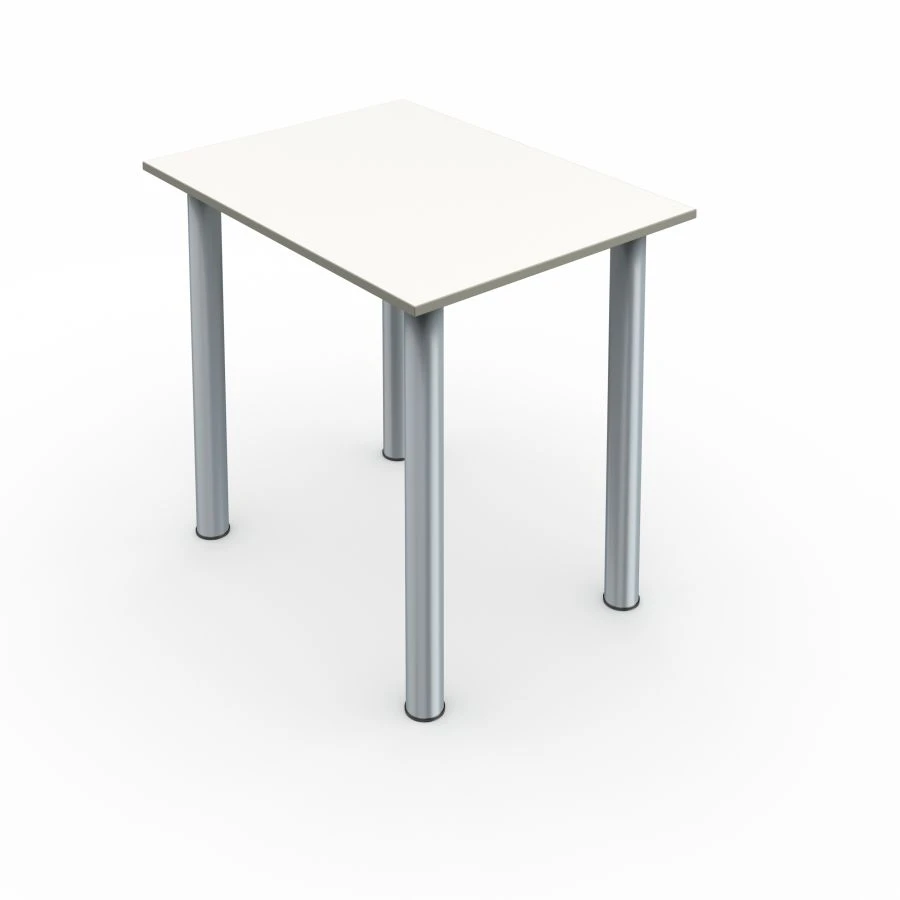Single Student Desk with Round Supports