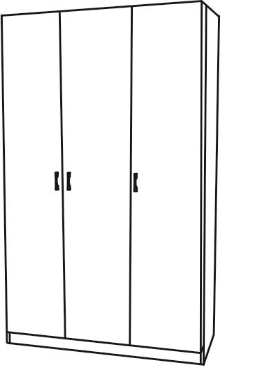 Wooden Wardrobe for Clothing Storage