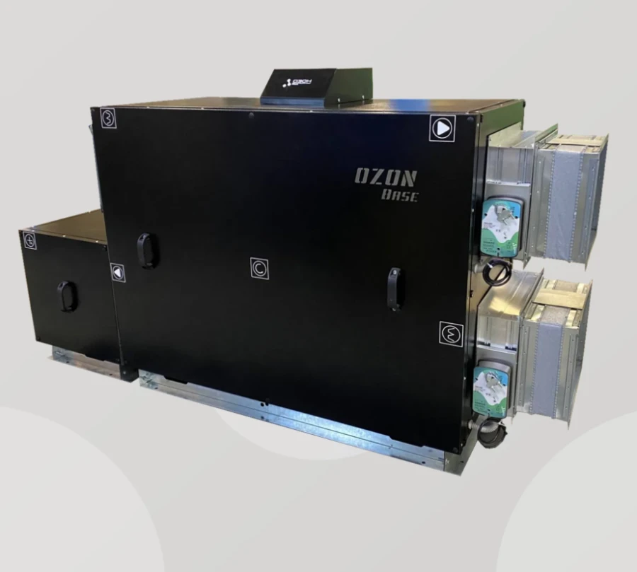 وحدة تهوية أساسية لتوريد الهواء النقي وعادم OZONE سلسلة 100