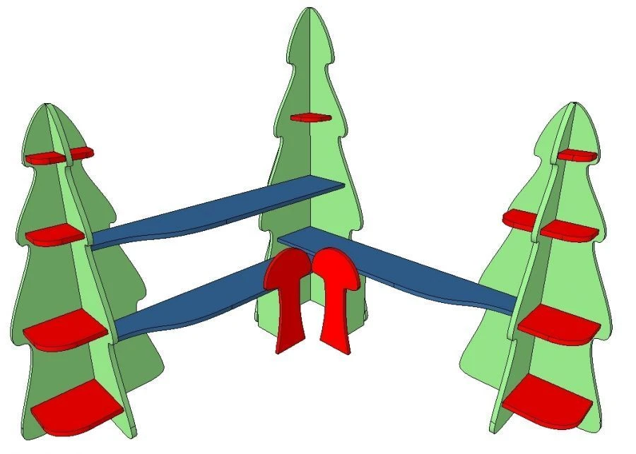وحدة رفوف نموذجية "يولكي" FN.MDU.01.53.00.00.00