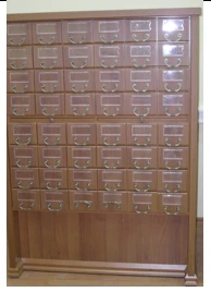 Catalog Cabinet with 48 Drawers, Classic Series