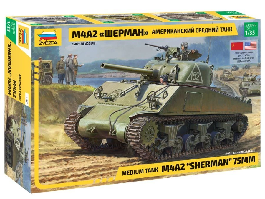 American Medium Tank M4A2 "Sherman" Assembly Model