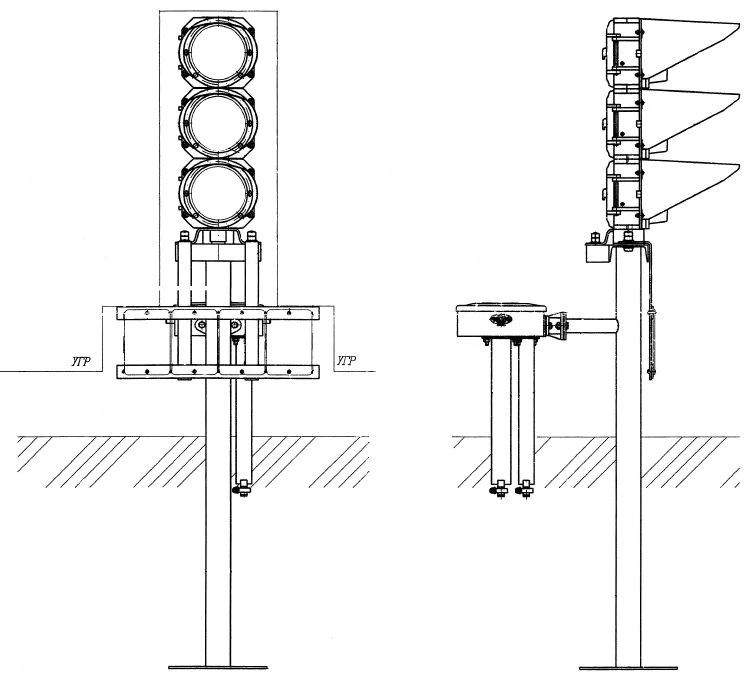 Railway Signal LED Light System TU 32 CSH 2141-2009