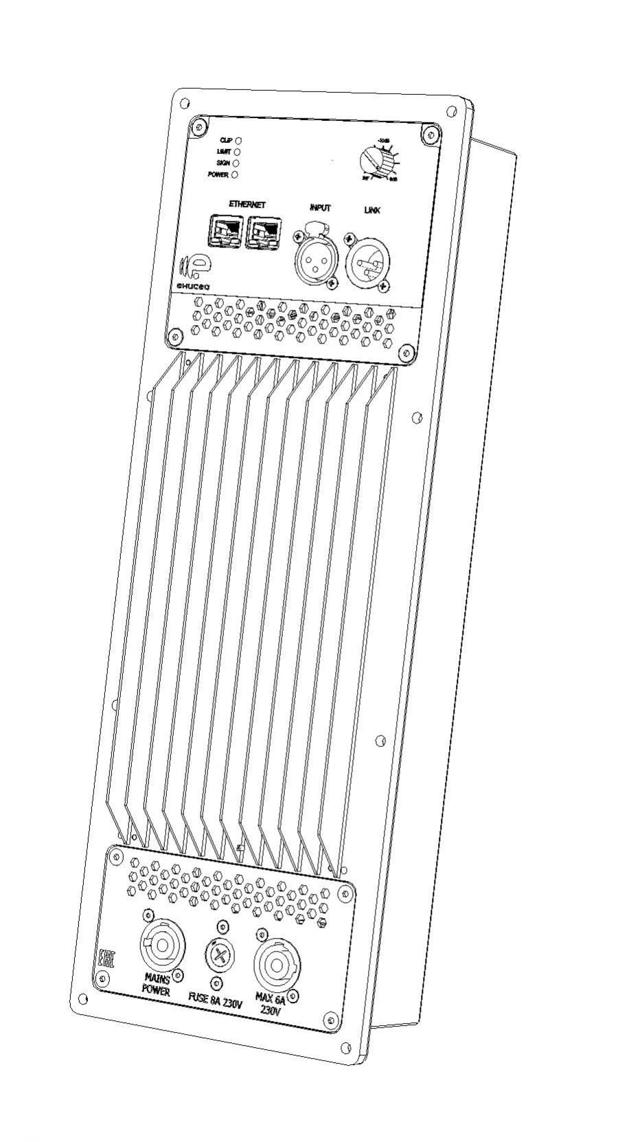 مضخم إشارة مدمج إنييساي EK1/1600-D