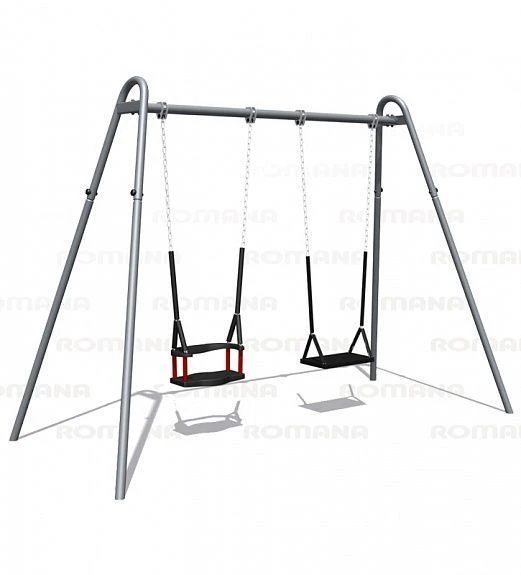 Double Swing Set with Various Seats Romana 108.18.02-02