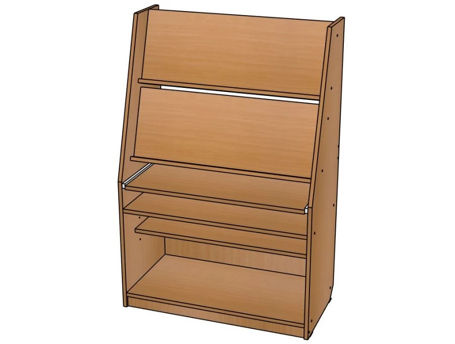 Book Display Case with Retractable Tabletop / SJ128