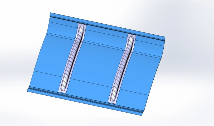 Complete Ceiling Panel for Vehicles 6241-03-5702014