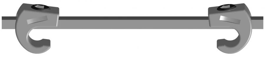 Rectangular Tension Clamp Assembly with M6 Nut