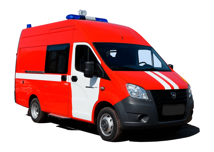 سيارة إطفاء قيادية مزودة بمولد ومعدات الاتصالات AŞ