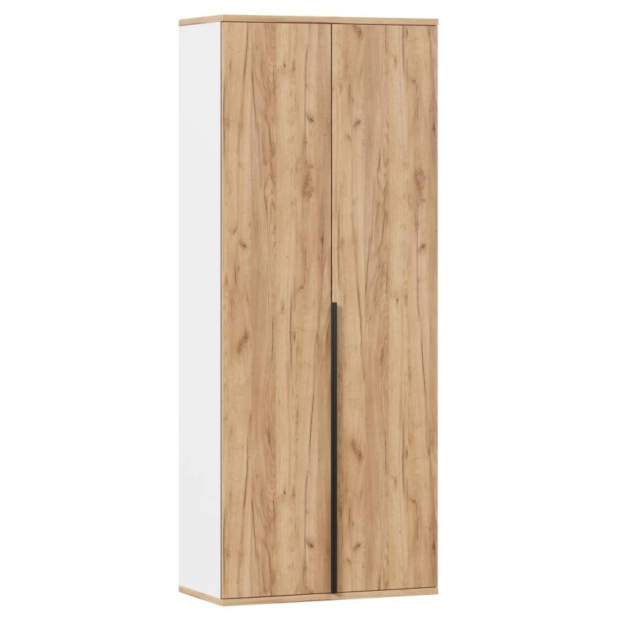 خزانة أوربان ذات بابين (أبيض/بلوط ذهبي) موديل LD.528050.000