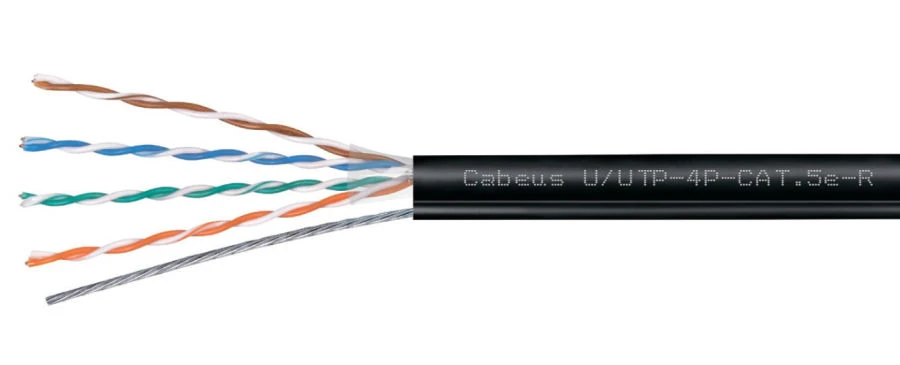 Symmetrical Communication Cable for Digital Transmission Systems Cabeus U/UTP Cat 5e
