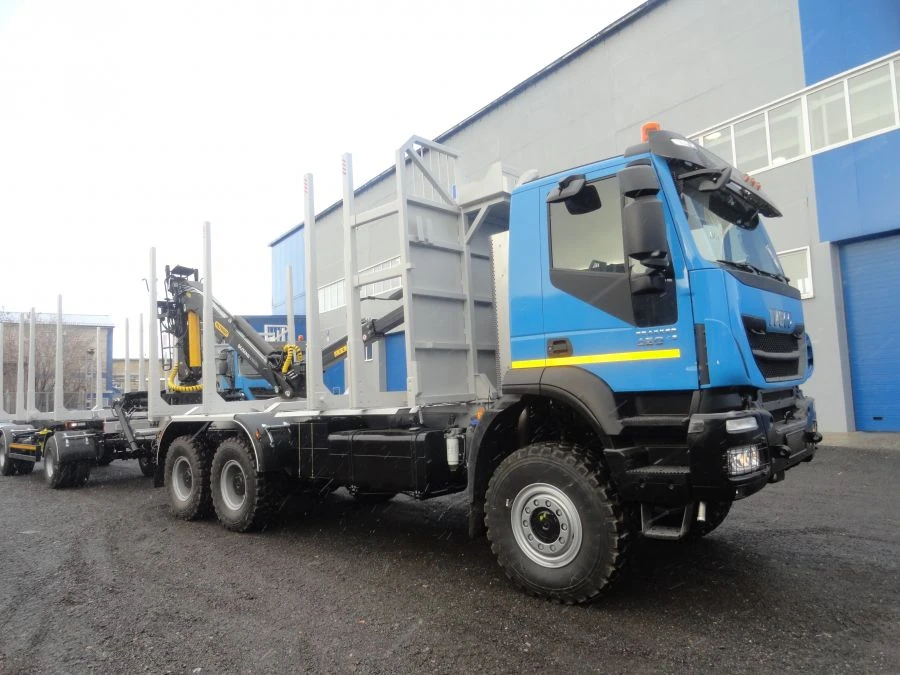 Timber Transport Truck with Crane 5908ZE
