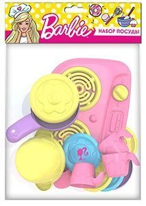 مجموعة أدوات الطبخ باربي (13 قطعة، علامة شكوودا)