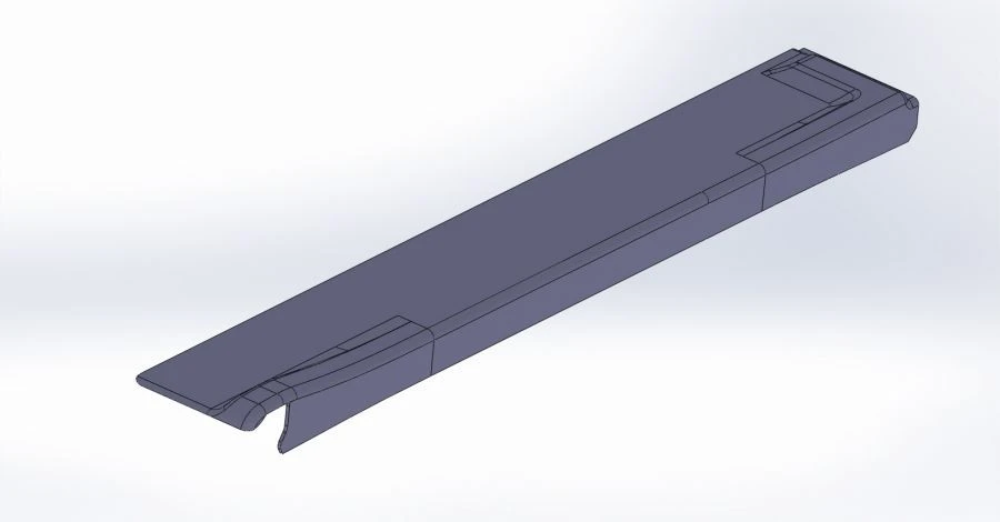 Vacuum-formed Decorative Profile for Vehicle Cladding 5299-351-5403117