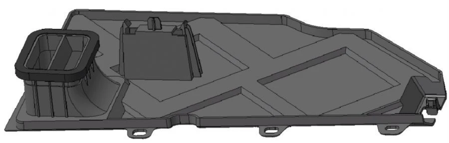Passenger Side Lower Cover Assembly for Vehicles 9680933781
