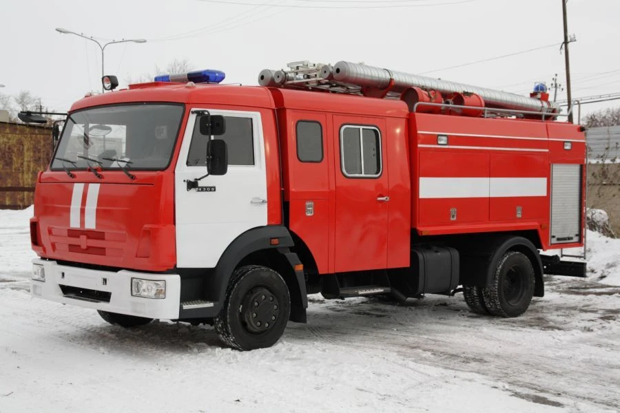 Fire Truck Tanker AC-(2.0-4.0)-40 on KAMAZ-4308 Chassis
