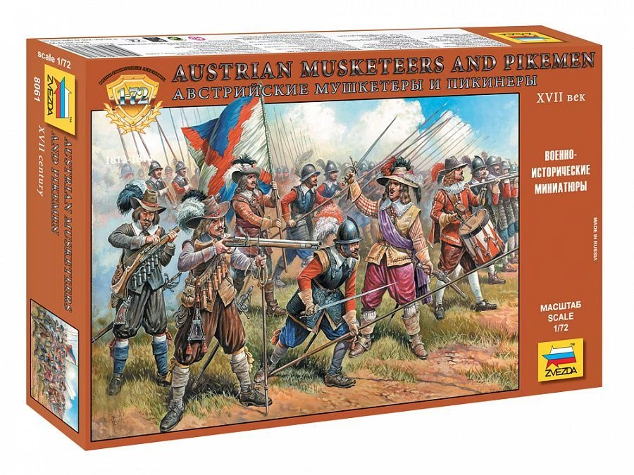 Assemble Model "Austrian Musketeers
