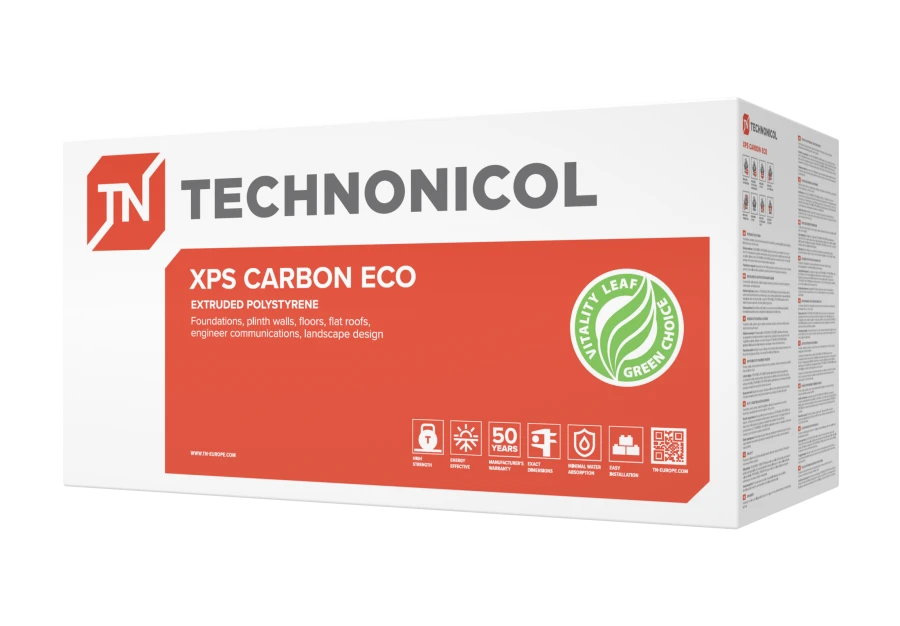 Extruded Polystyrene Insulation Boards TECHNONICOL CARBON ECO