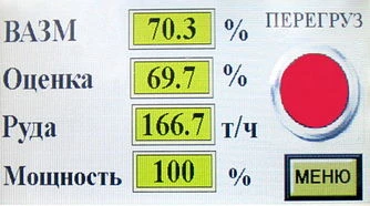 Vibration-Acoustic Mill Load Analyzer "VAZM-1M