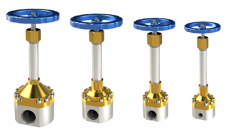 Cryogenic Shut-Off Valve DN32 PN50 with Extended Stem