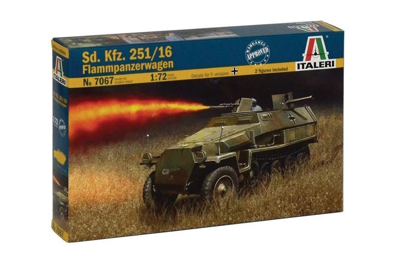 Sd.Kfz.251/16 Armored Vehicle Assembly Model