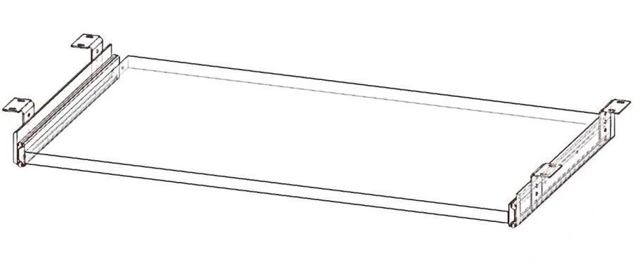 Keyboard Shelf for Office Desks - Bureaucrat Series