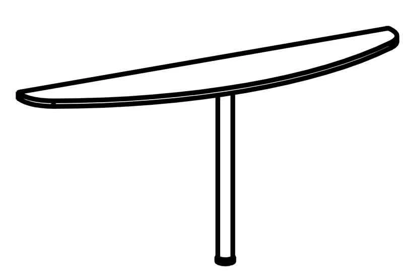 Rhythm Series 7036 Metal Support Table Extension