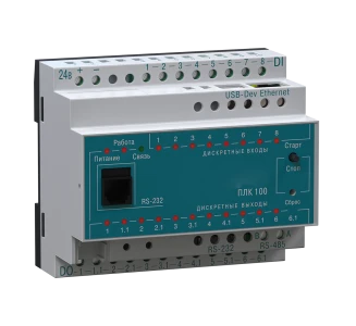 Programmable Logic Controller with 8 Inputs and 6 Relay Outputs, 24V, IP20